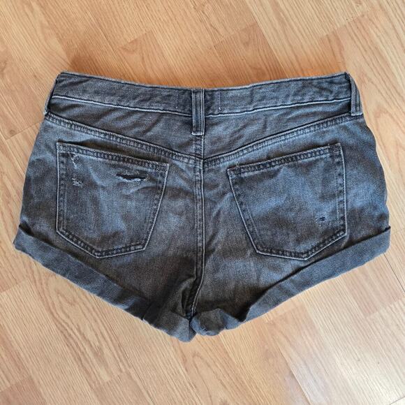 We The Free Romeo Rolled Cut Off Short Size 29 Black Free People Boho Distressed - Picture 5 of 11